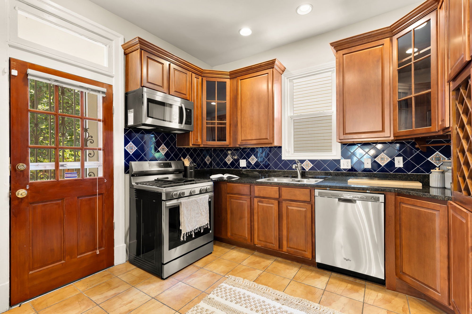 1231 Franklin St NE DC Kitchen and backdoor to yard